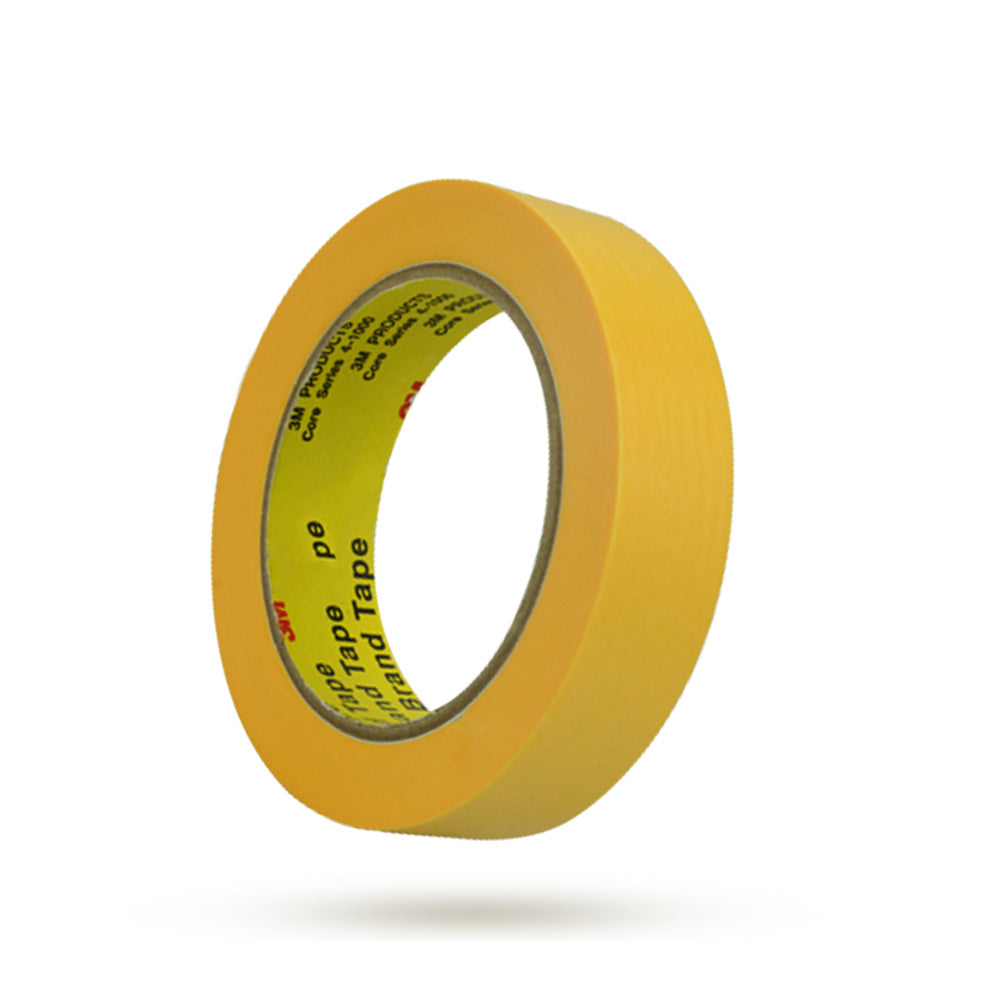 18m Yellow Masking Tape Adhesive Tape Textured Paper Hand Tear