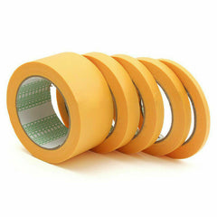 18m Yellow Masking Tape Adhesive Tape Textured Paper Hand Tear
