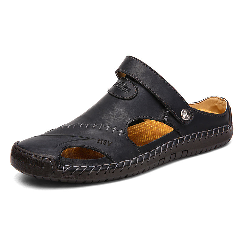 Men's Stitched Outdoor Casual Beach Slippers