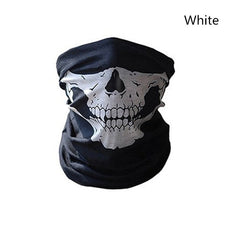Skull Print Windproof Neck Gaiter for Skiing Snowboarding Biking