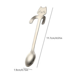 1pc Cat Spoons Flatware Coffee Drinking Tools Kitchen Gadget