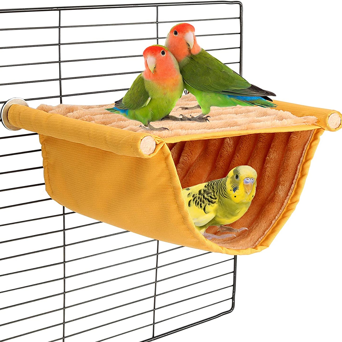 Winter Warm Bird Nest Bed Hammock Snuggle Hut Parrot House Tent Toy