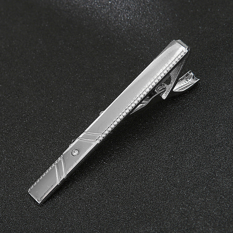 Men's Tie Clip Silver Business Holiday Gift Clothing Accessories