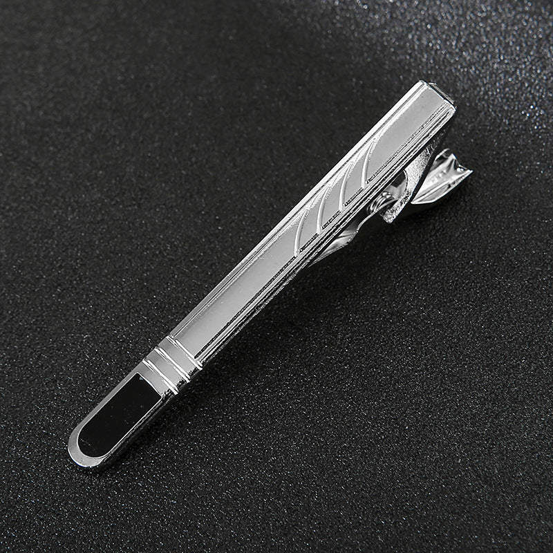 Men's Tie Clip Silver Business Holiday Gift Clothing Accessories
