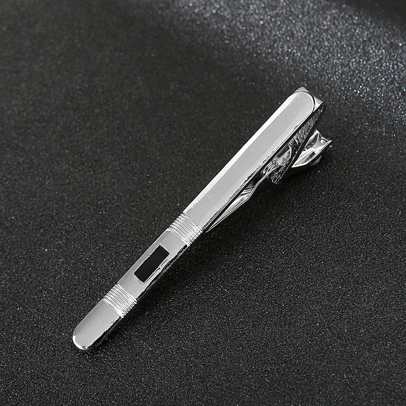 Men's Tie Clip Silver Business Holiday Gift Clothing Accessories