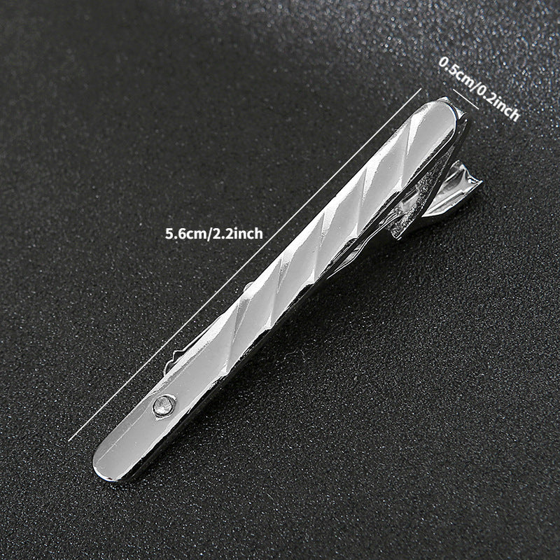 Men's Tie Clip Silver Business Holiday Gift Clothing Accessories