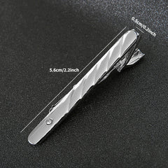 Men's Tie Clip Silver Business Holiday Gift Clothing Accessories