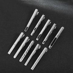 Men's Tie Clip Silver Business Holiday Gift Clothing Accessories