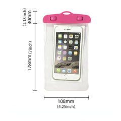 Waterproof Swimming Phone Pouch Assorted Colors - Keep Your Phone Safe and Dry
