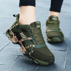 Thick Sole Camo Sneakers for Couple - Trail Running Sports Shoes