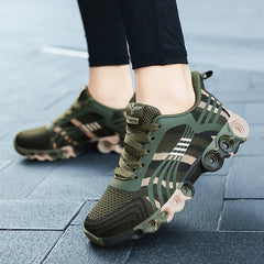 Thick Sole Camo Sneakers for Couple - Trail Running Sports Shoes