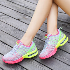 High Impact Casual Sneakers Knitting Air Cushion Running Shoes