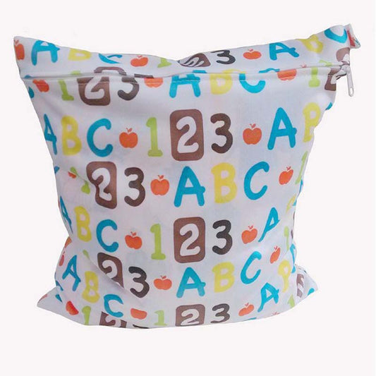 Waterproof Baby Diaper Bag Cartoon Wet Bag Baby Stroller Storage Bag