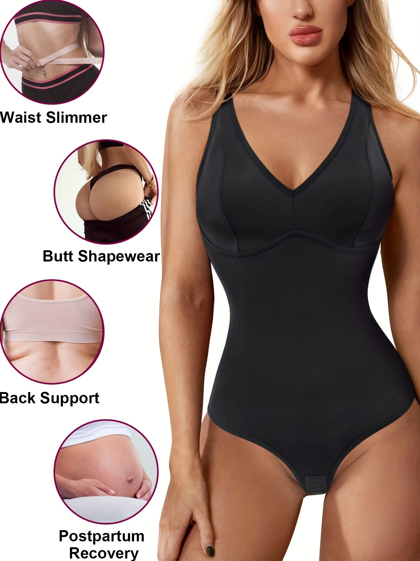 Tummy Control Bodysuit Butt Lifting Shapewear