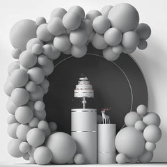 84pcs Light Balloon Garland Arch Kit Happy Birthday Baby Shower Wedding Balloons