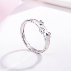 Girls Creative Pig Adjustable Ring Decorative Accessories Gift