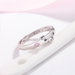 Girls Creative Pig Adjustable Ring Decorative Accessories Gift