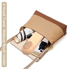 Travel Makeup Brush Holder Waterproof Organizer Easy to Clean Makeup Pouch