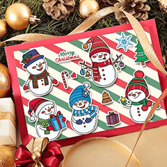 1pc Clear Silicone Stamps Christmas Clear Stamps Clear Rubber Scrapbooking Stamp