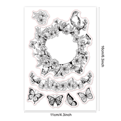 Silicone Clear Stamps for DIY Scrapbooking Cards Making