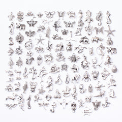 Metal Animal Styling Charm Mixed Pendants for DIY Bracelet Necklace Making