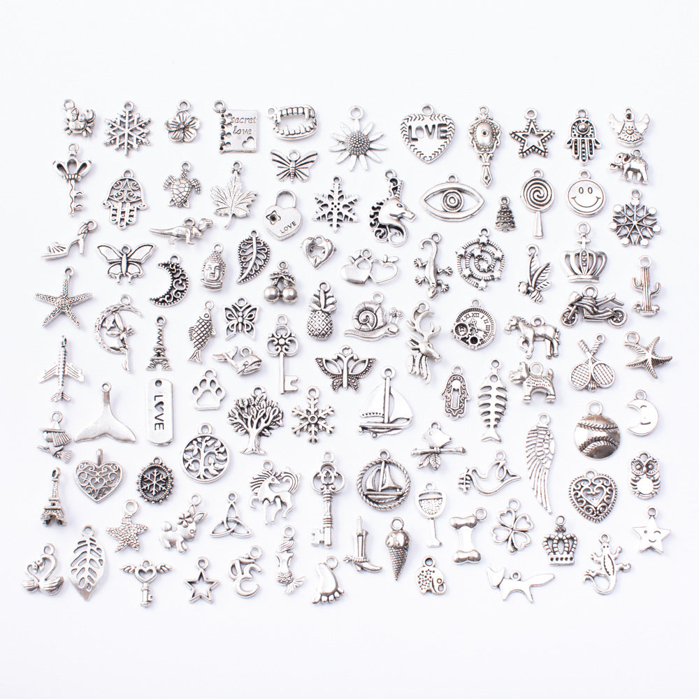 Metal Animal Styling Charm Mixed Pendants for DIY Bracelet Necklace Making