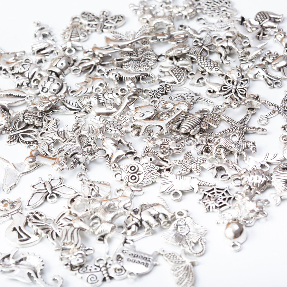 Metal Animal Styling Charm Mixed Pendants for DIY Bracelet Necklace Making