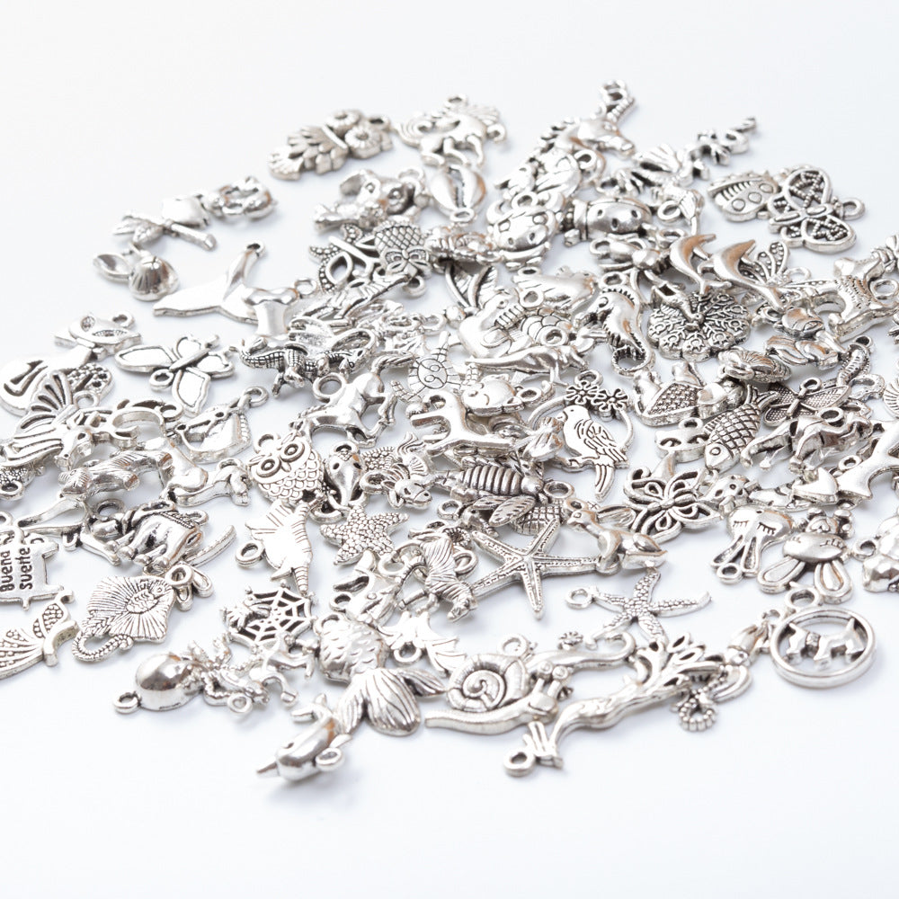 Metal Animal Styling Charm Mixed Pendants for DIY Bracelet Necklace Making