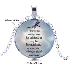 Dragonfly Time Gemstone Keychain for Loved Ones