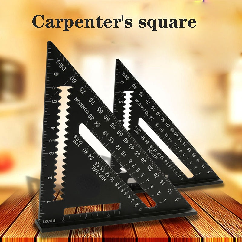 17 78 Cm Triangle Ruler High Precision Aluminum Alloy Triangle Ruler