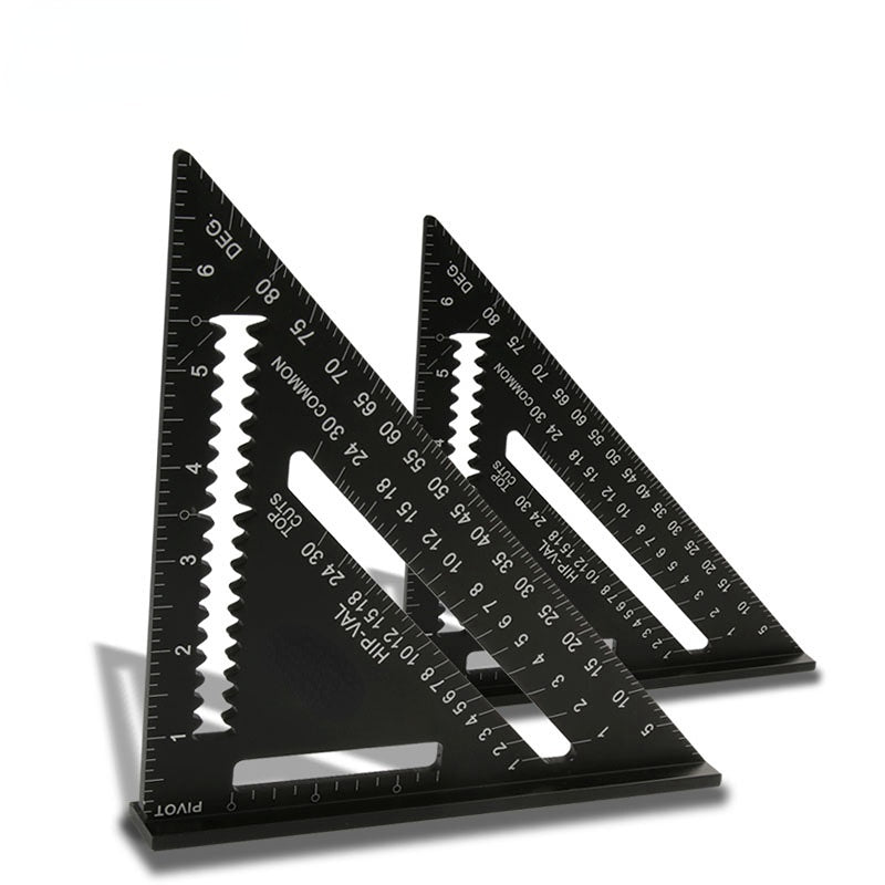 17 78 Cm Triangle Ruler High Precision Aluminum Alloy Triangle Ruler