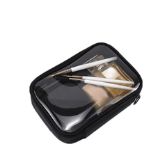 Clear Toiletry Bag Zipper Travel Makeup Cosmetics Unisex