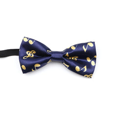 Boys Music Note Smiling Face Camouflage Block Mustache Bow Ties