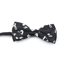Boys Music Note Smiling Face Camouflage Block Mustache Bow Ties