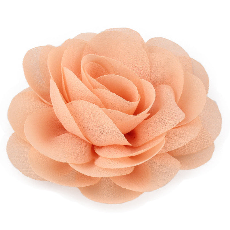 8 Newborn Chiffon Petals Poppy Flower Hair Clips for Kids Girls Hair Accessories