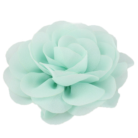 8 Newborn Chiffon Petals Poppy Flower Hair Clips for Kids Girls Hair Accessories