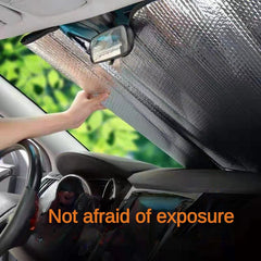 Car Double Sided Bubble Aluminum Foil Insulation Sun Blocking Curtain