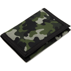 Boys Camo Print Wallet with Zipper Coin Purse