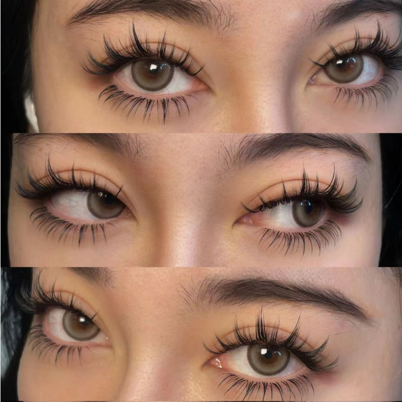 Natural Slender False Eyelashes Reusable Wispy Extension Makeup Tool