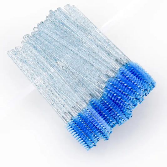 20 Pcs Crystal Eyelash Mascara Brushes Wands Applicator Makeup Kits