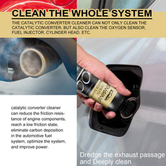 Engine Catalytic Converter Cleaner with Carbon Deposit Removal