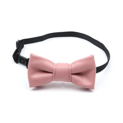 Boys Adjustable PU Leather Bowtie for Party Performance