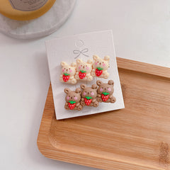 2pcs Girl's Sweet Bangs Hair Clips Hair Accessories