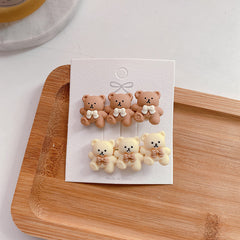 2pcs Girl's Sweet Bangs Hair Clips Hair Accessories