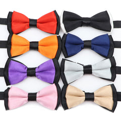 Boys Stitching Bow Ties w/ Adjustable Straps, Decorative Accessories