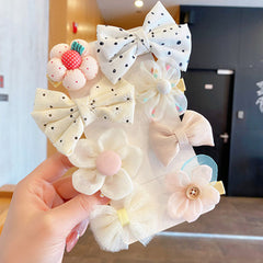 8pcs Girls Bow Knot Flower Hair Clip Hair Pin Hair Accessories