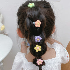 10pcs Cute Hair Ties for Girls Star Heart Animal Bow Knot Hair Accessory