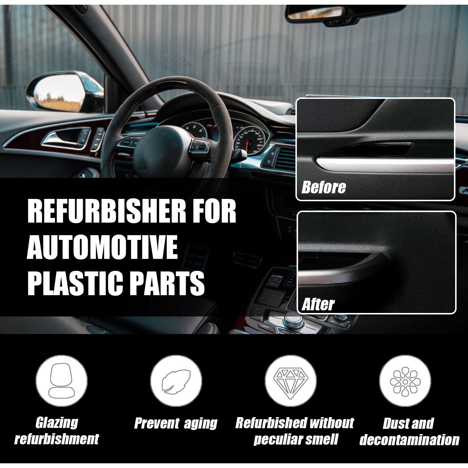Car Plastic Parts Repair Agent Wax Instrument Panel Maintenance