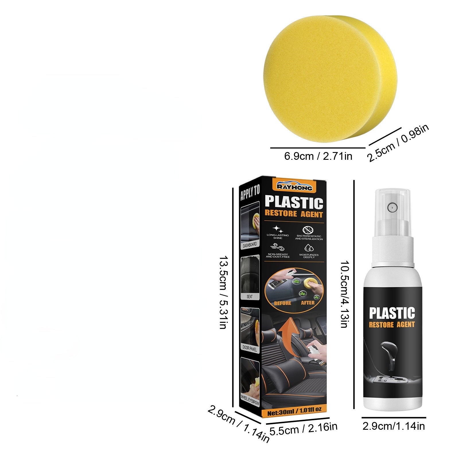 Car Plastic Parts Repair Agent Wax Instrument Panel Maintenance