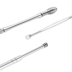 6pcs Stainless Steel Earwax Removal Tool Set with Case